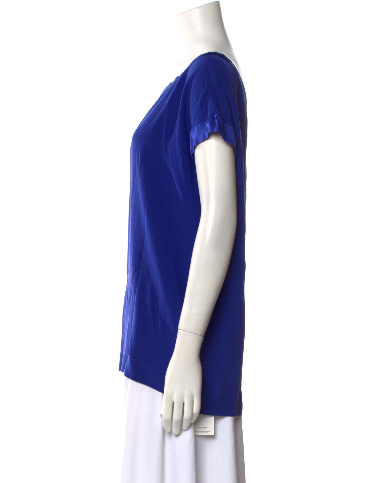 Antonelli Firenze Silk Scoop Neck T-Shirt