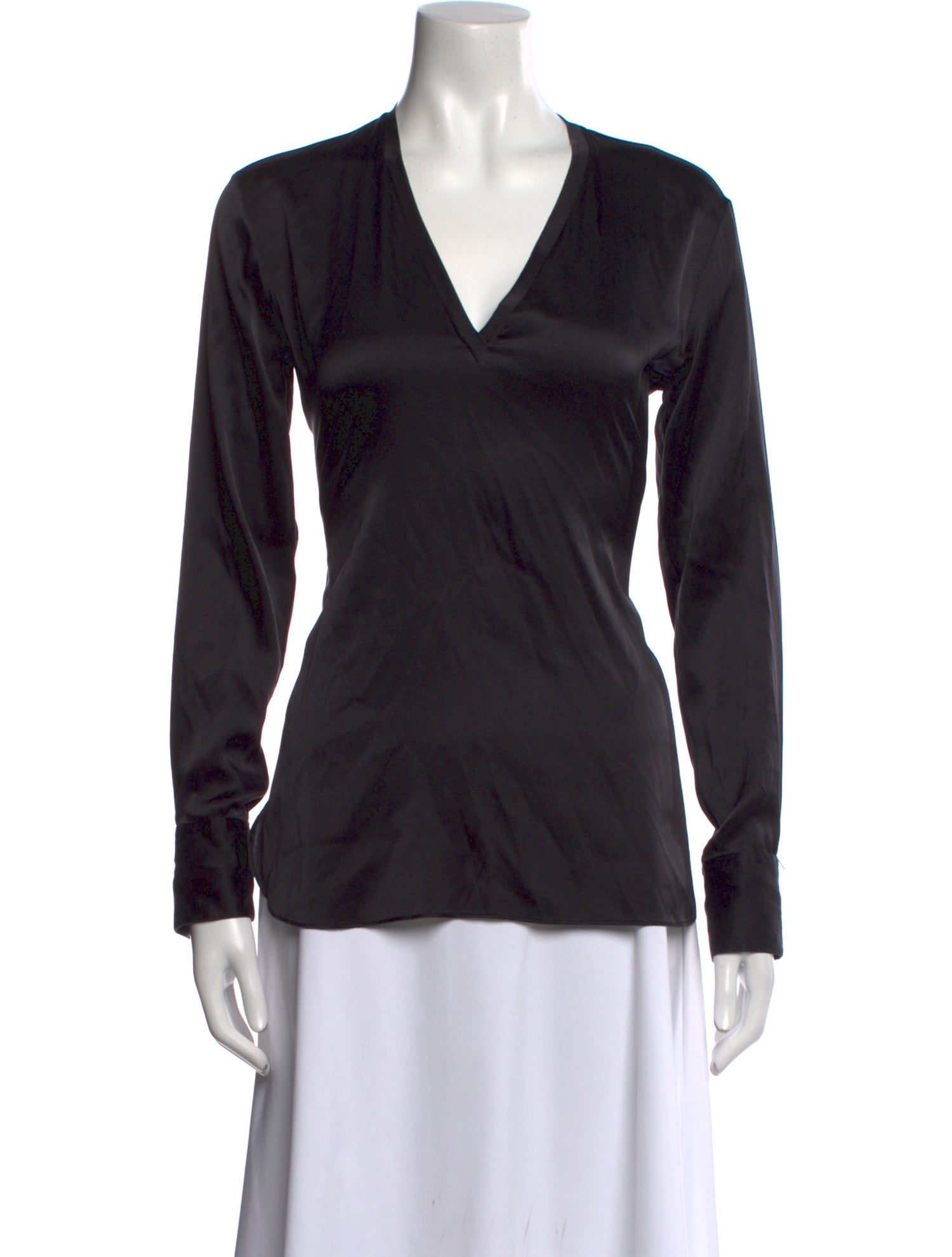 Antonelli Firenze Silk V-Neck Top w/ Tags