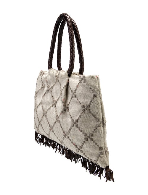 Antonello Canvas Top Handle Bag