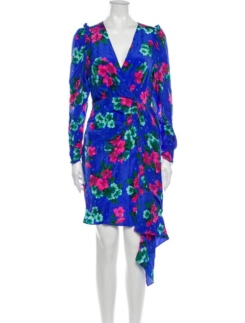 Essentiel Antwerp Silk Long Dress Blue