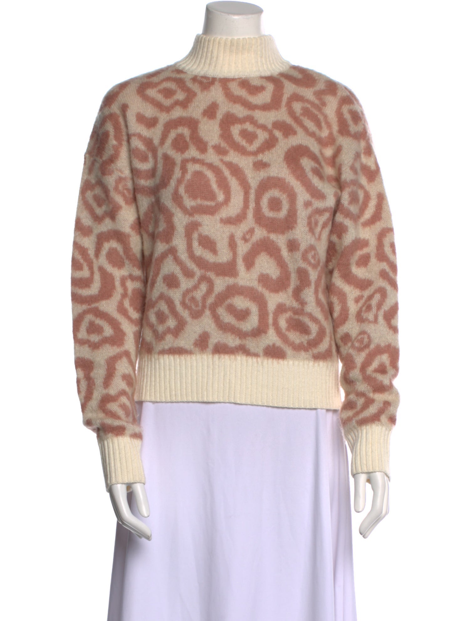 Essentiel Antwerp Printed Turtleneck Sweater