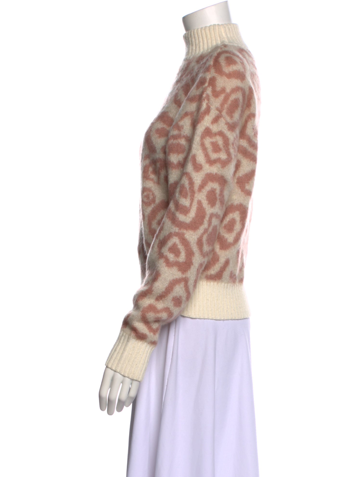 Essentiel Antwerp Printed Turtleneck Sweater