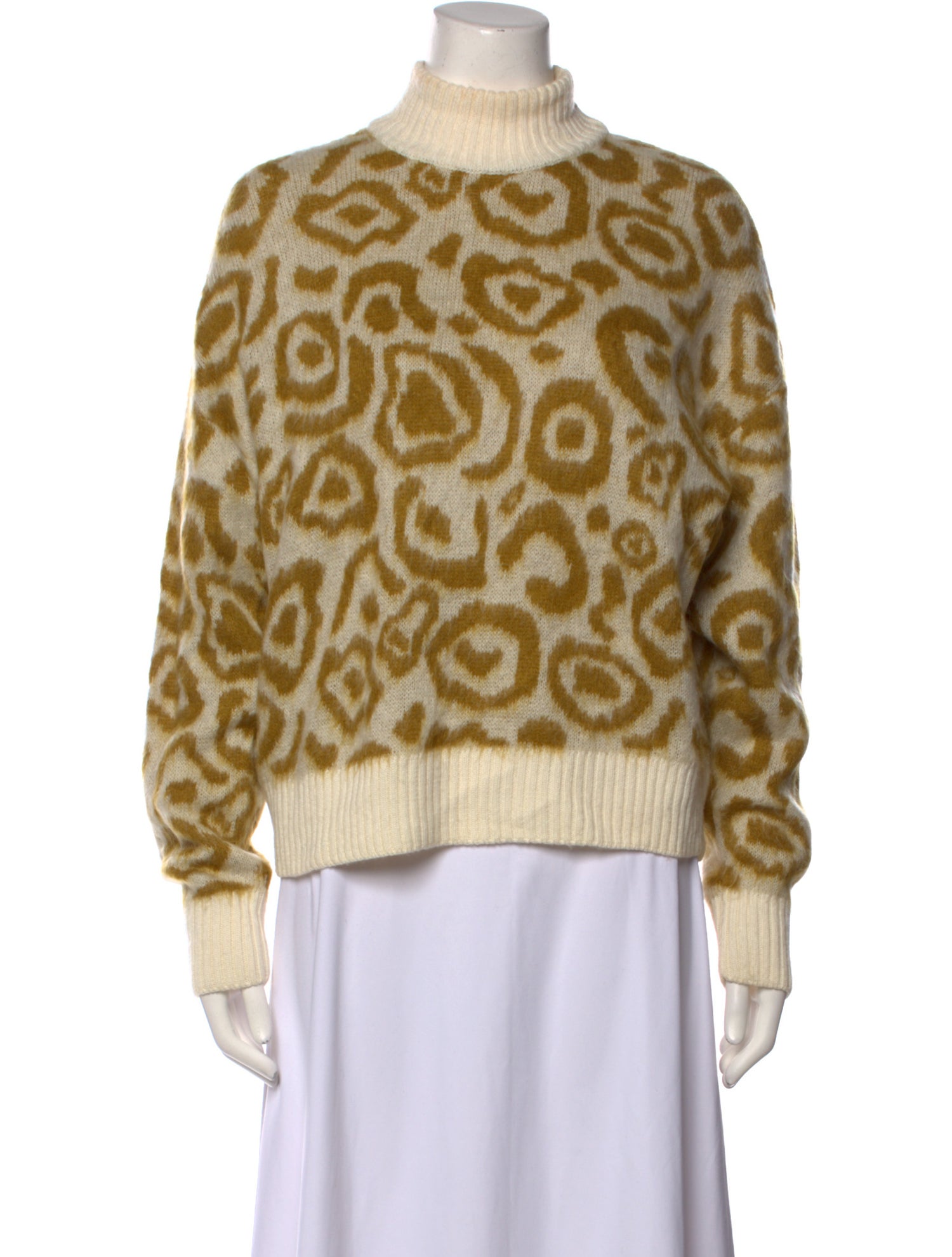 Essentiel Antwerp Printed Turtleneck Sweater