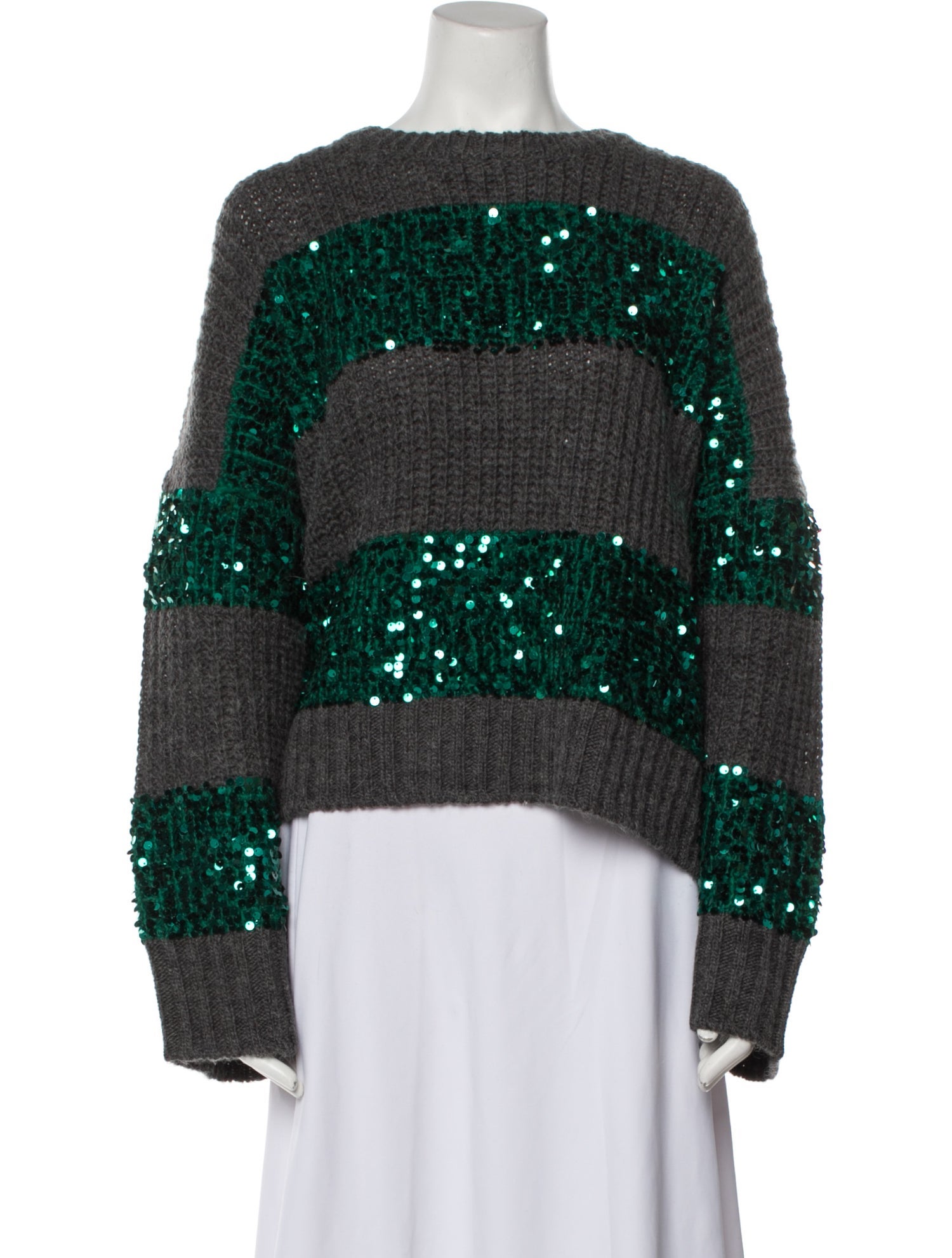 Essentiel Antwerp Striped Bateau Neckline Sweater w/ Tags