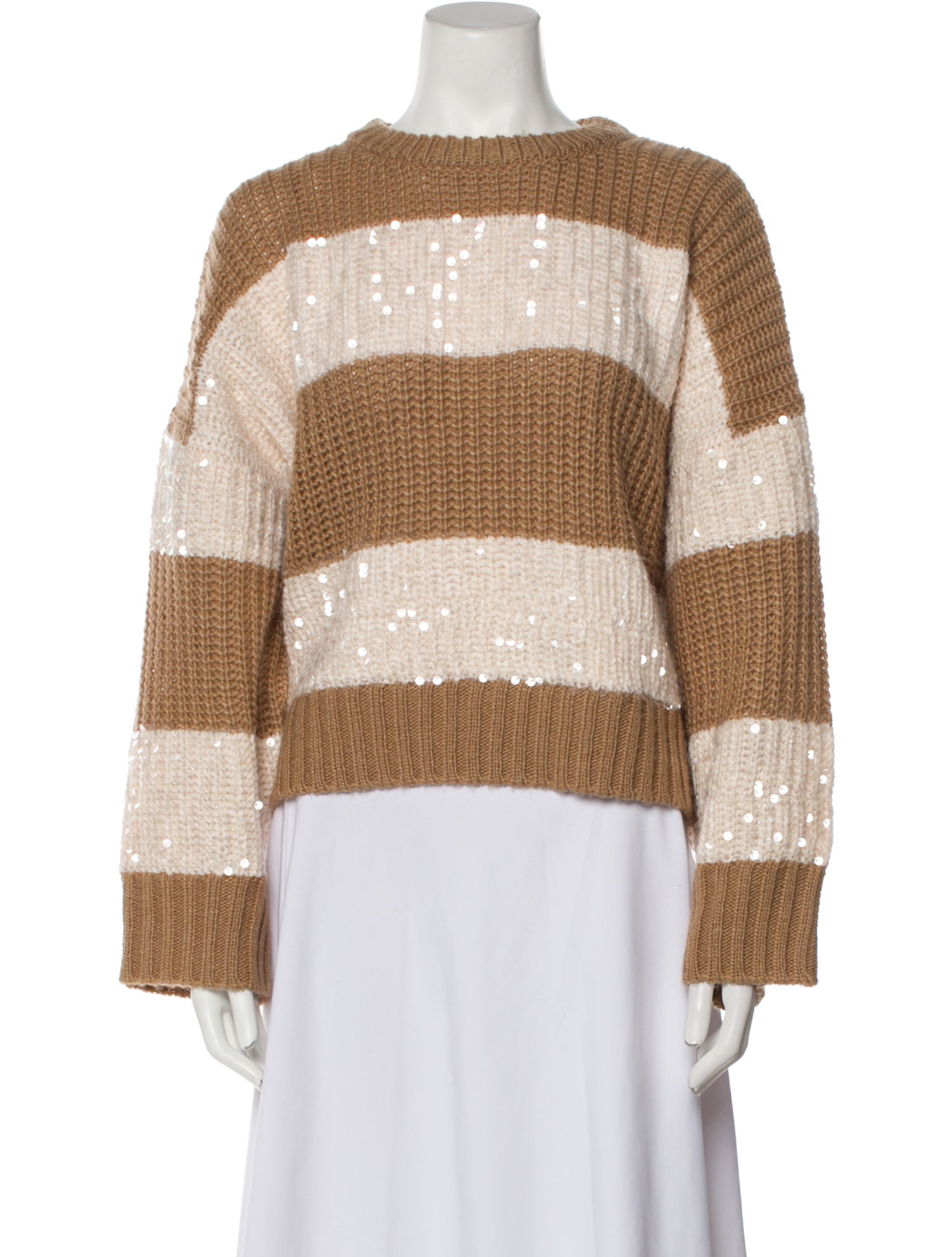 Essentiel Antwerp Striped Crew Neck Sweater w/ Tags