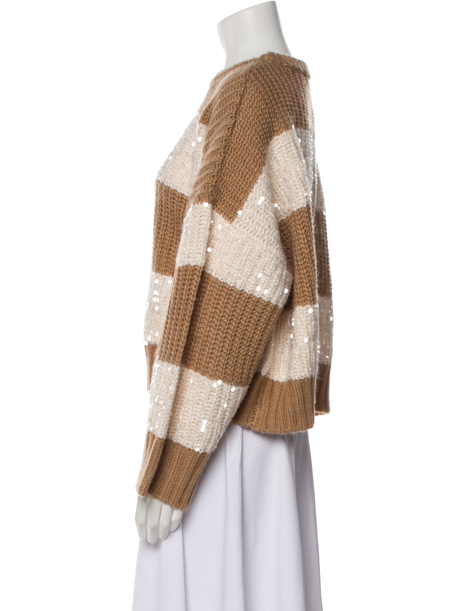 Essentiel Antwerp Striped Crew Neck Sweater w/ Tags