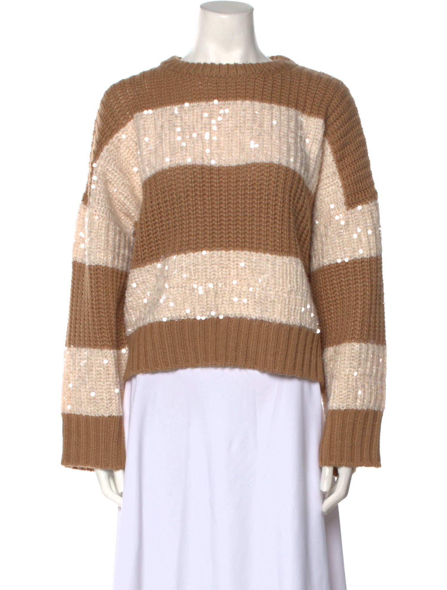 Essentiel Antwerp Striped Crew Neck Sweater w/ Tags