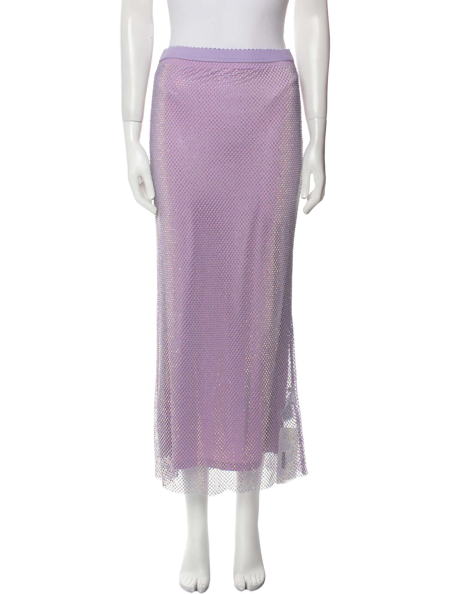 Essentiel Antwerp Crystal Embellishments Midi Length Skirt w/ Tags