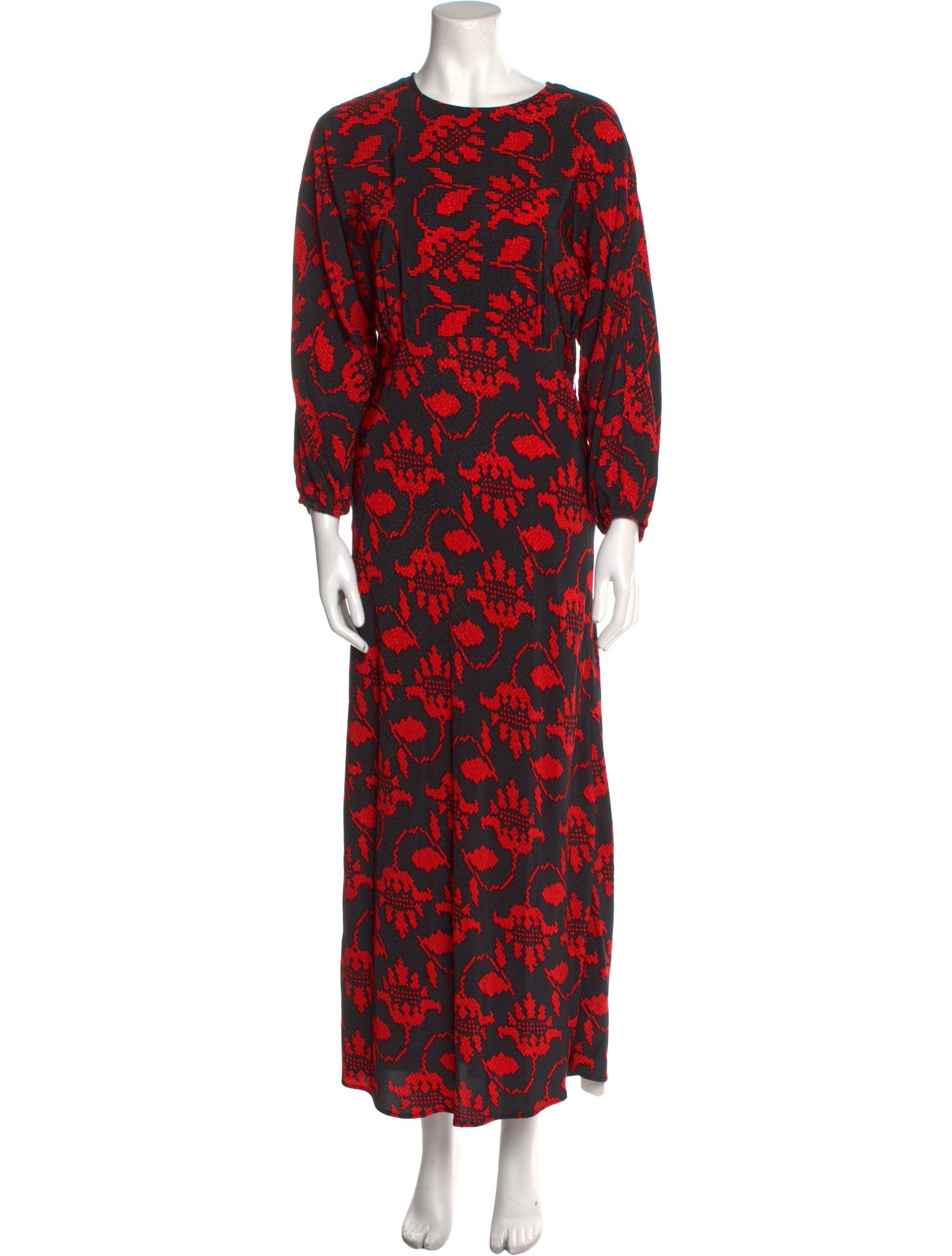 Essentiel Antwerp Floral Print Long Dress