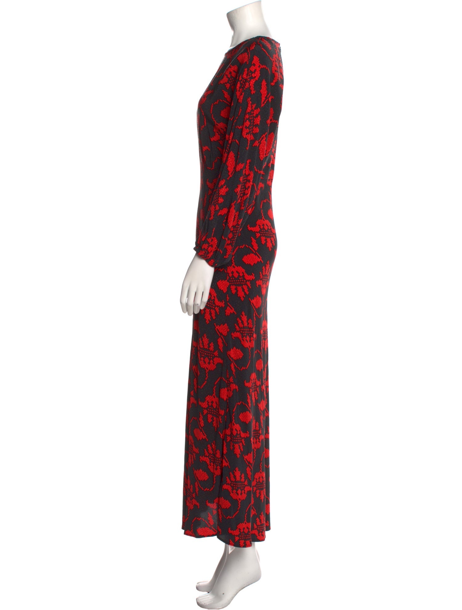 Essentiel Antwerp Floral Print Long Dress