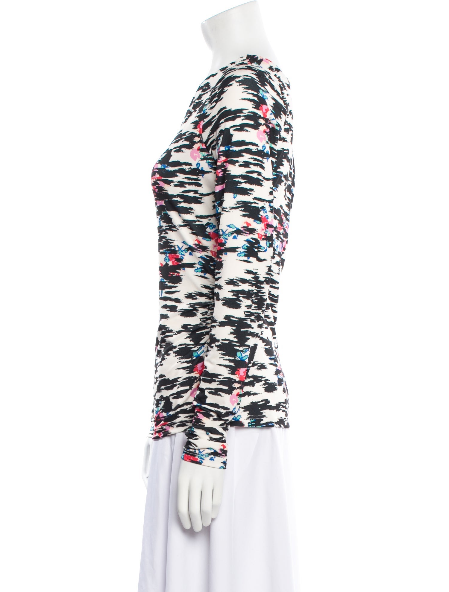 Essentiel Antwerp Printed Cowl Neck Blouse w/ Tags