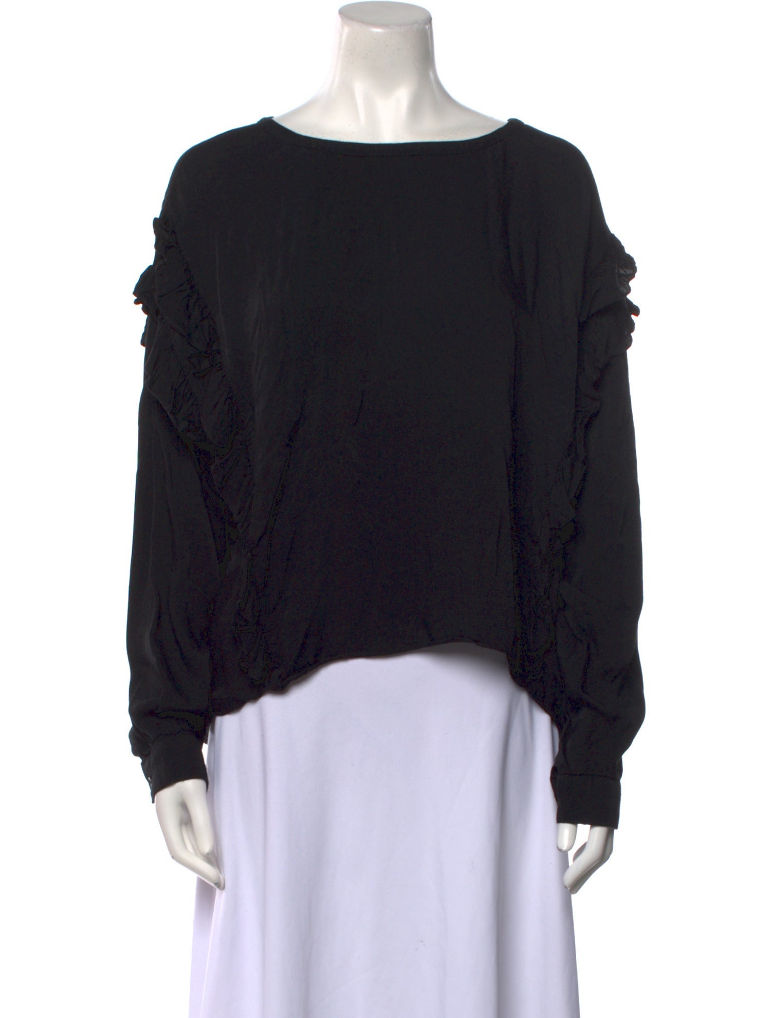 Essentiel Antwerp Bateau Neckline Long Sleeve Sweatshirt