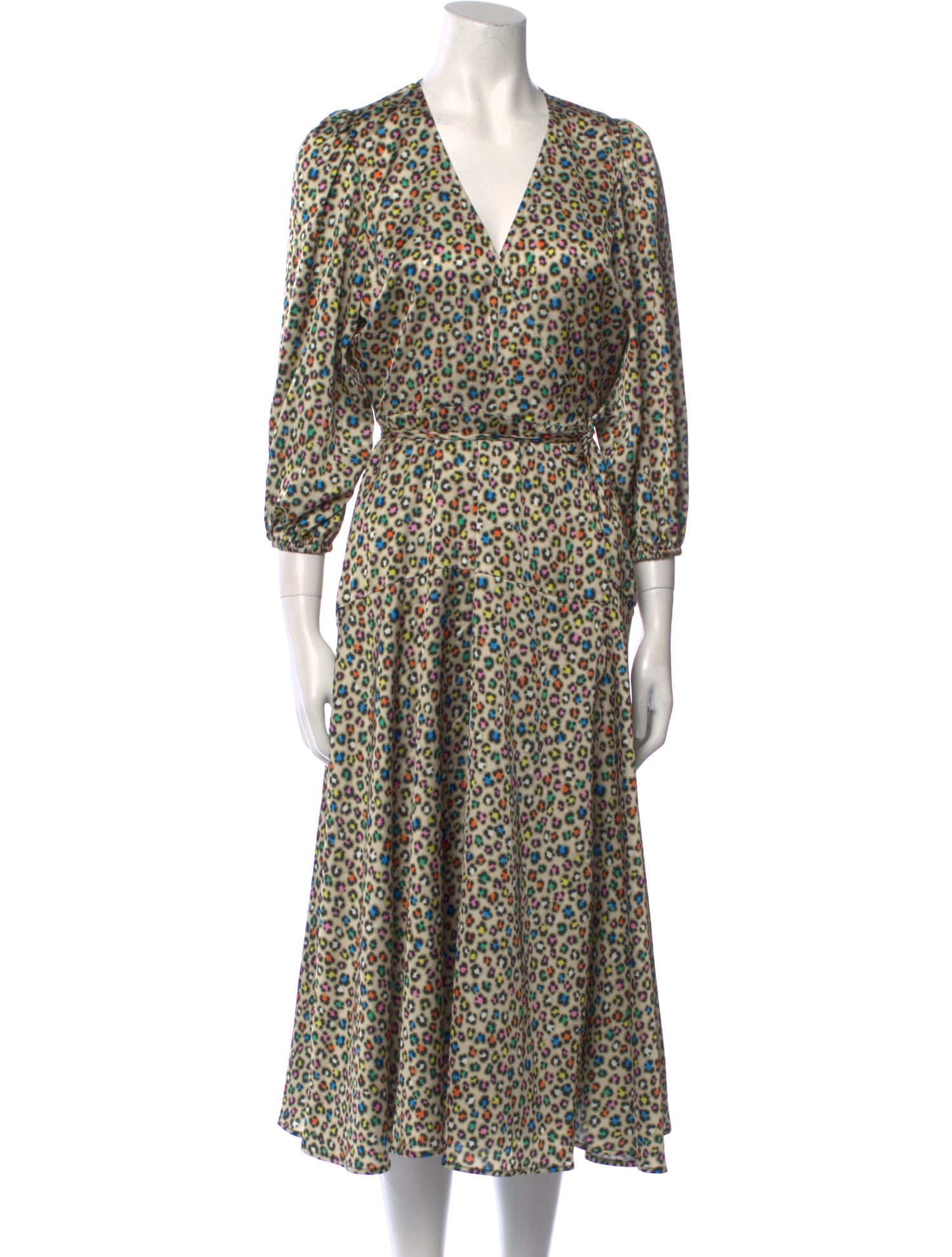 Essentiel Antwerp Floral Print Midi Length Dress