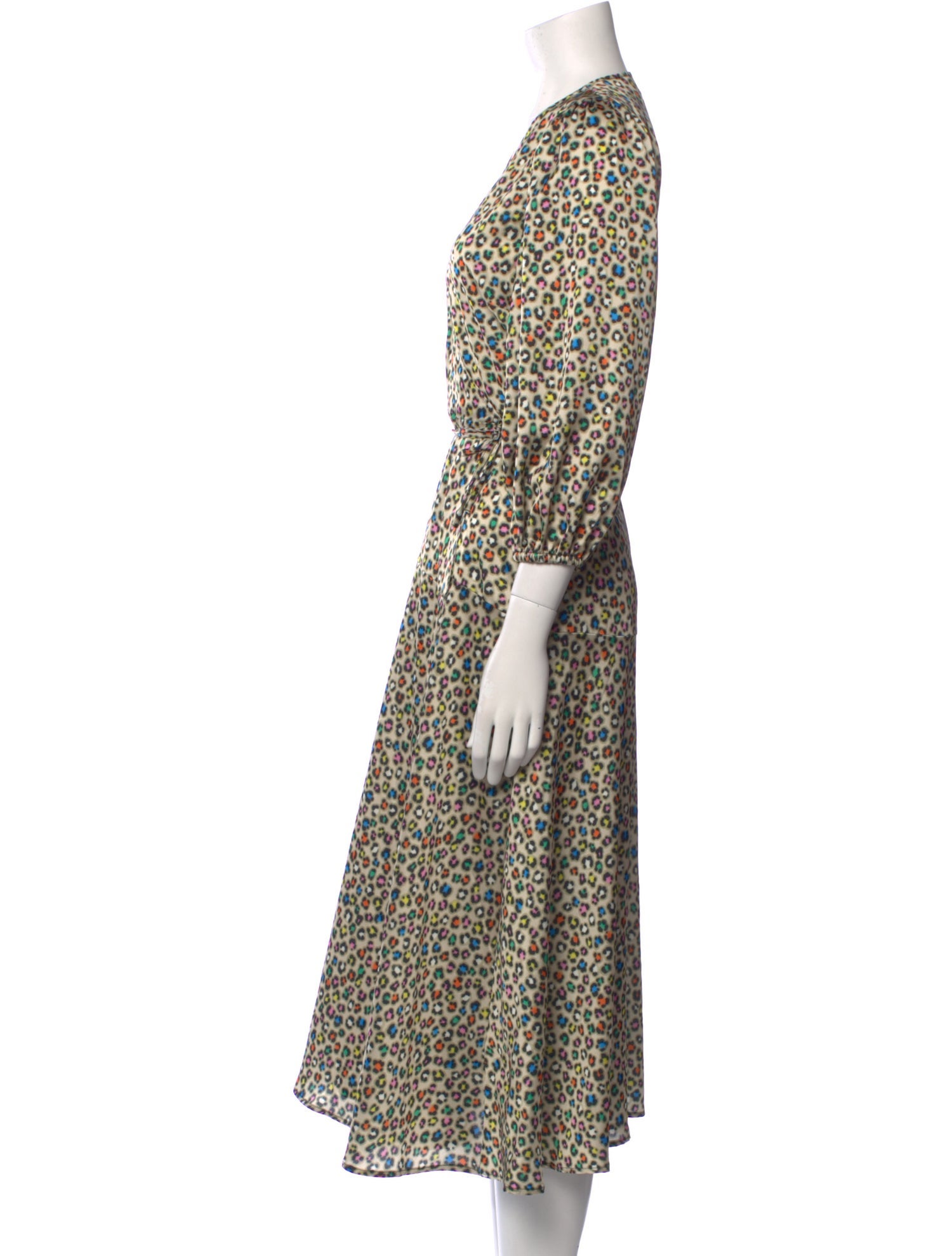 Essentiel Antwerp Floral Print Midi Length Dress