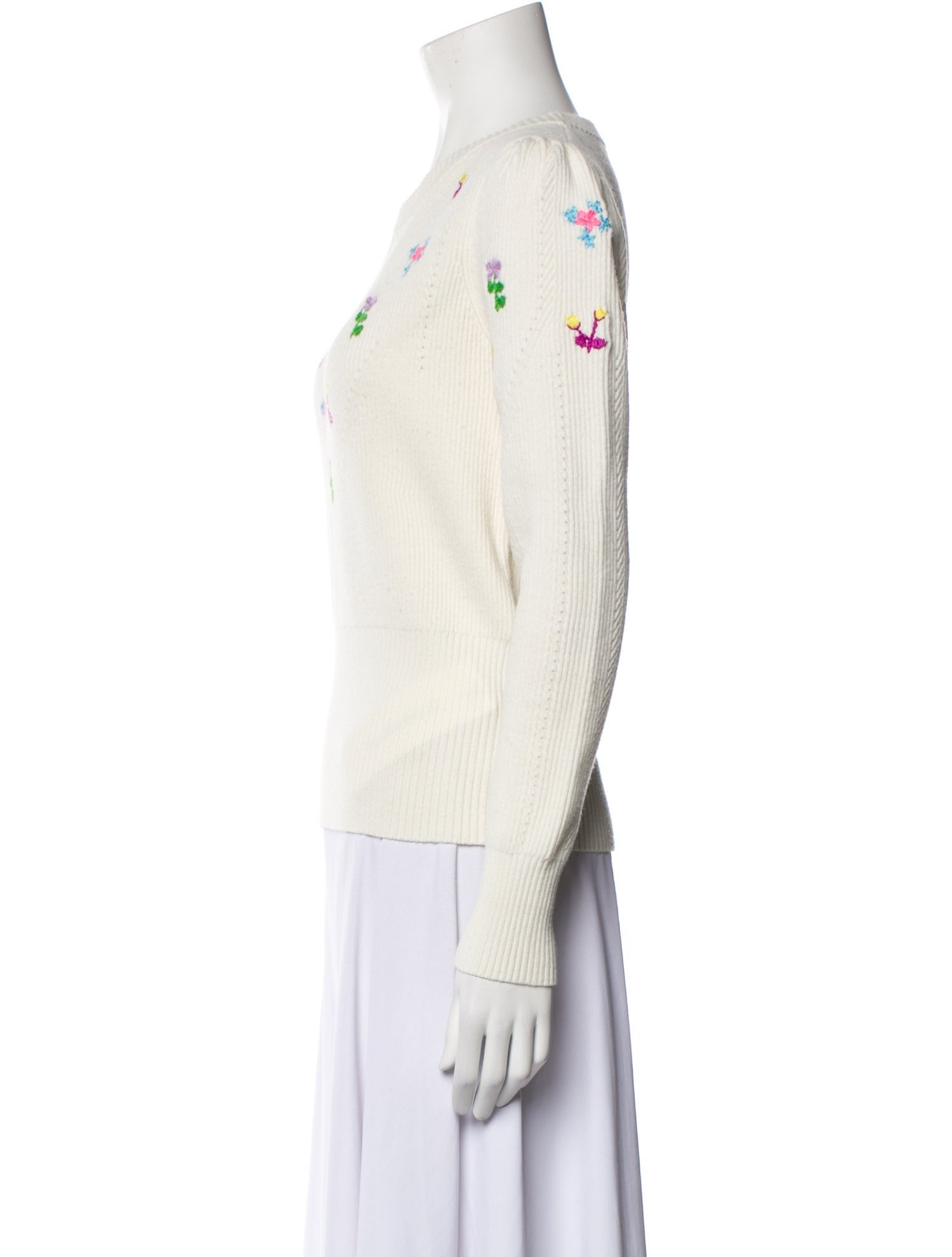 Essentiel Antwerp Floral Print Crew Neck Sweater