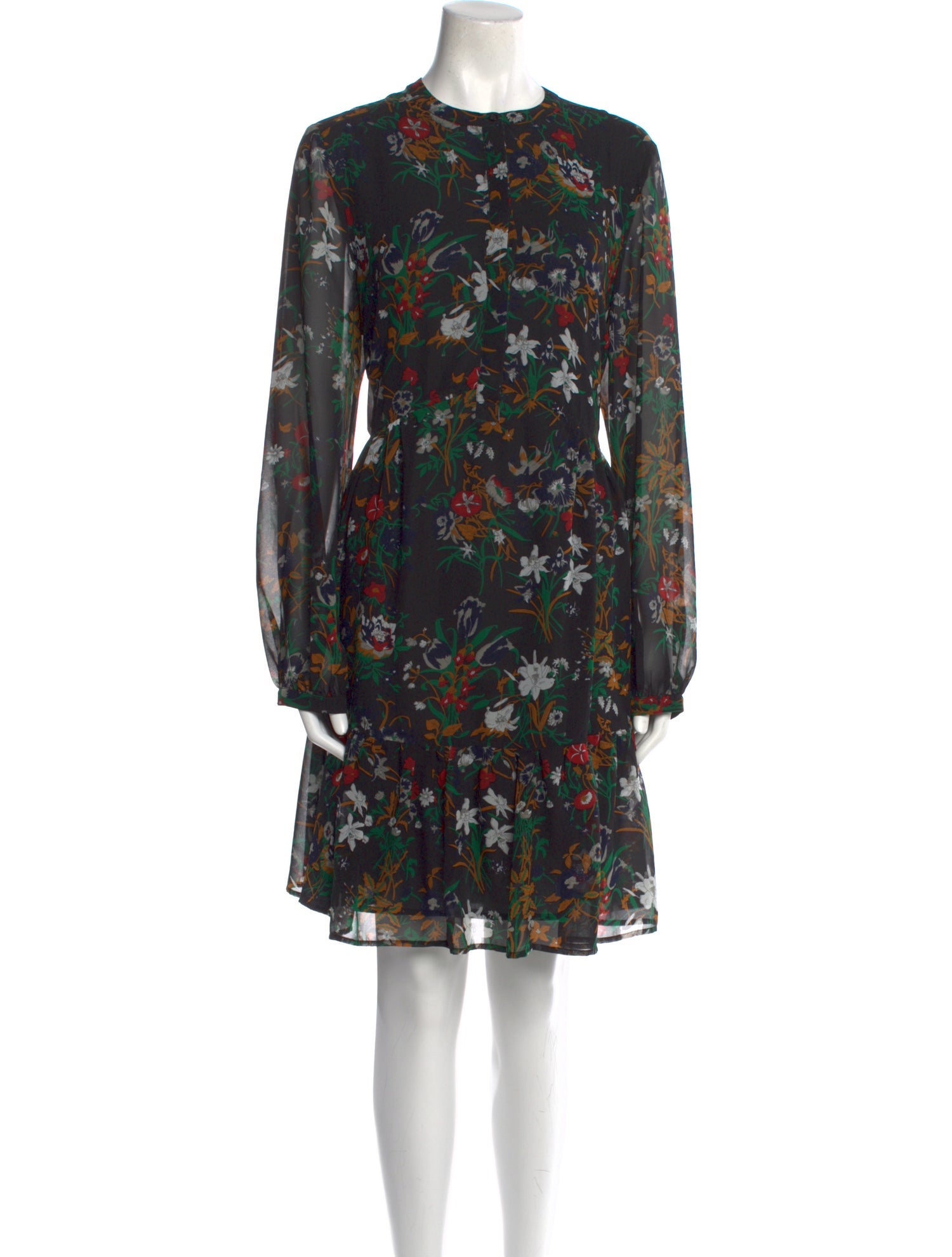 Essentiel Antwerp Floral Print Mini Dress