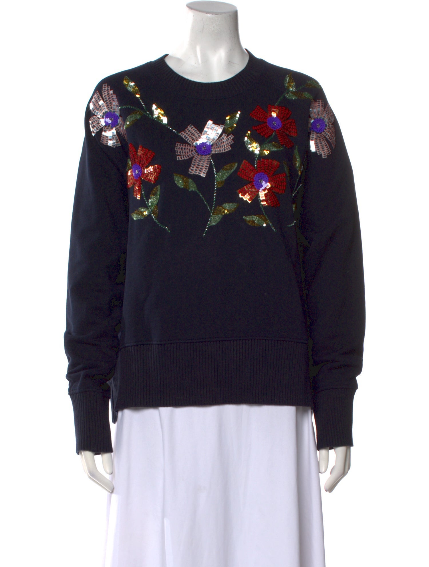 Essentiel Antwerp Graphic Print Crew Neck Sweatshirt