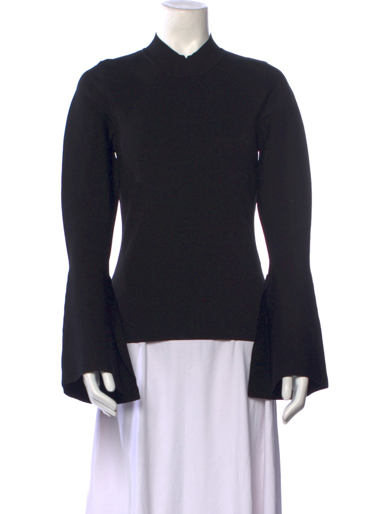 Essentiel Antwerp Mock Neck Long Sleeve Sweatshirt