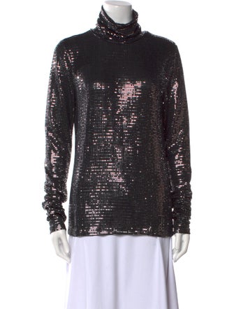 Essentiel Antwerp Printed Turtleneck Top