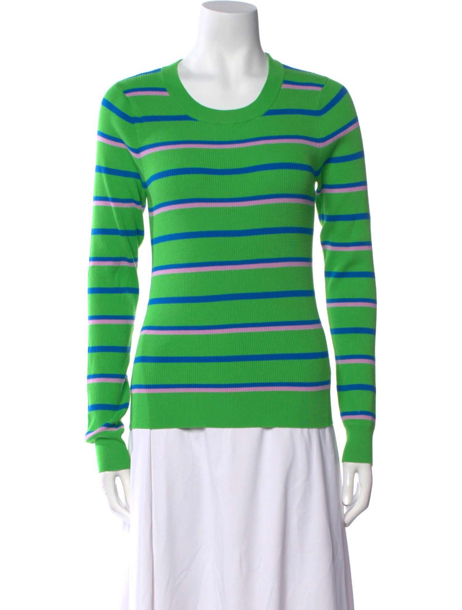Essentiel Antwerp Striped Scoop Neck Sweater