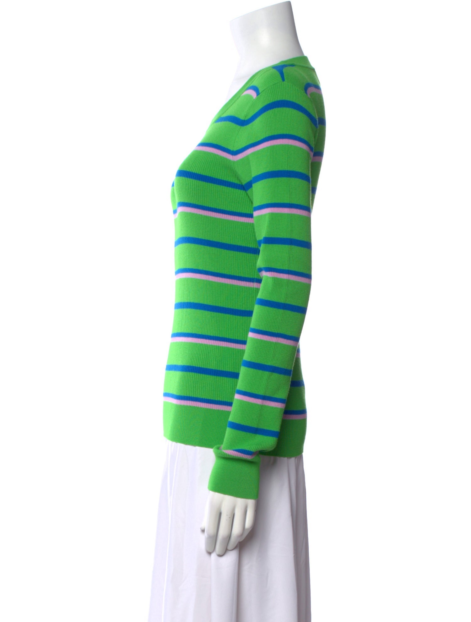 Essentiel Antwerp Striped Scoop Neck Sweater