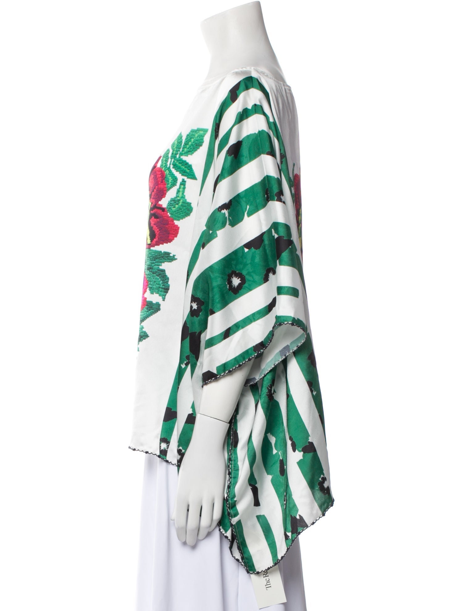 Essentiel Antwerp Floral Print Bateau Neckline Blouse