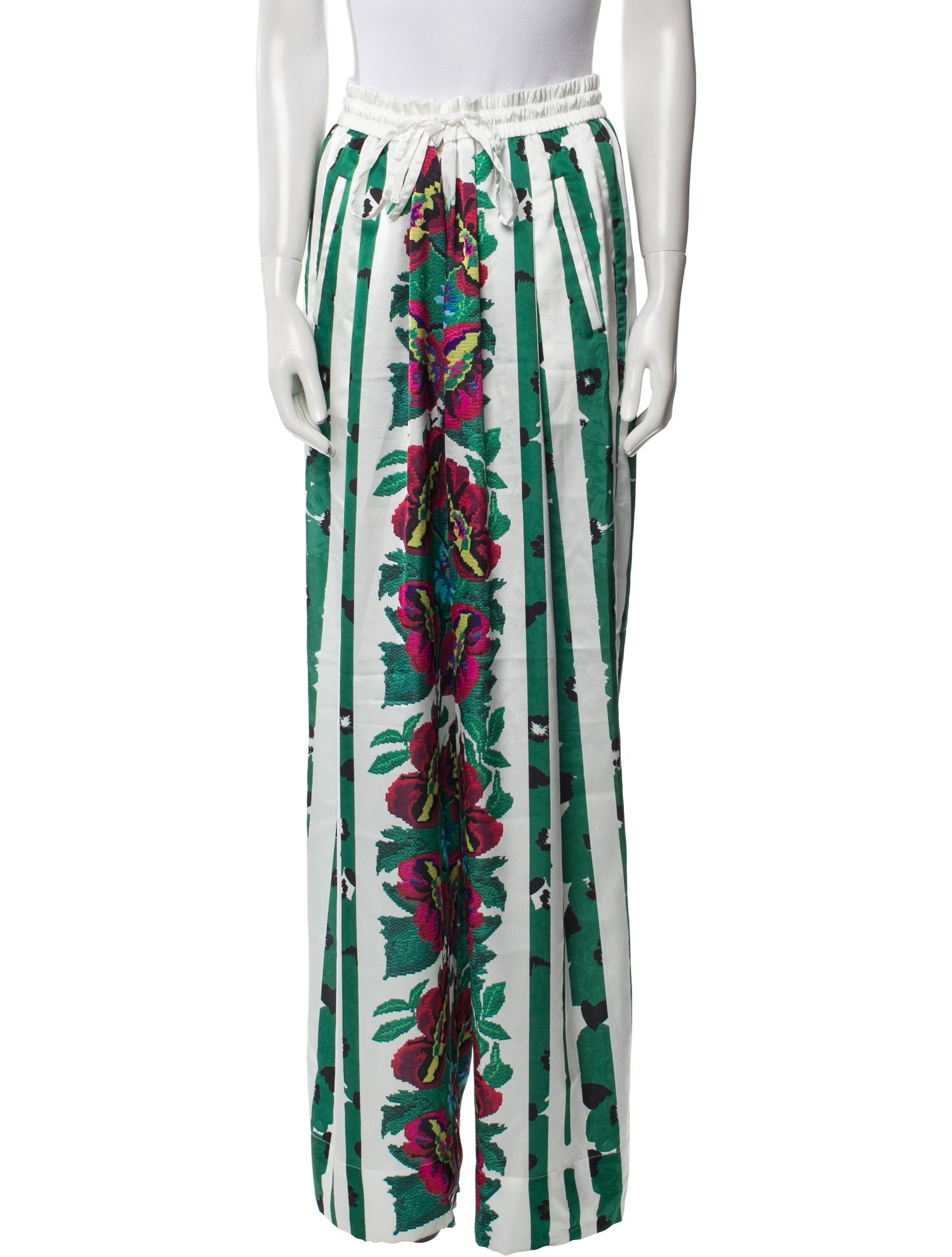 Essentiel Antwerp Floral Print Wide Leg Pants