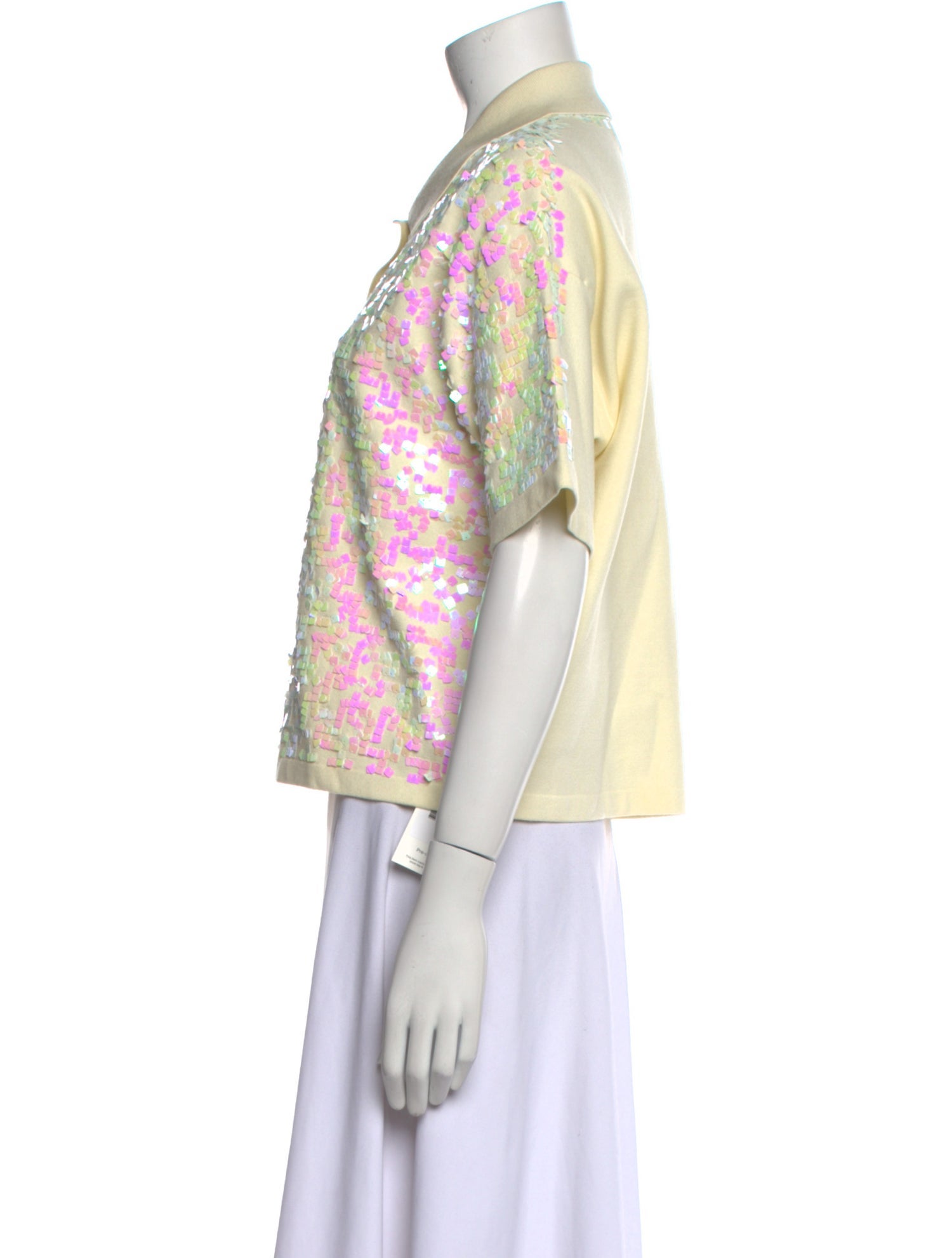 Essentiel Antwerp Floral Print Short Sleeve Polo