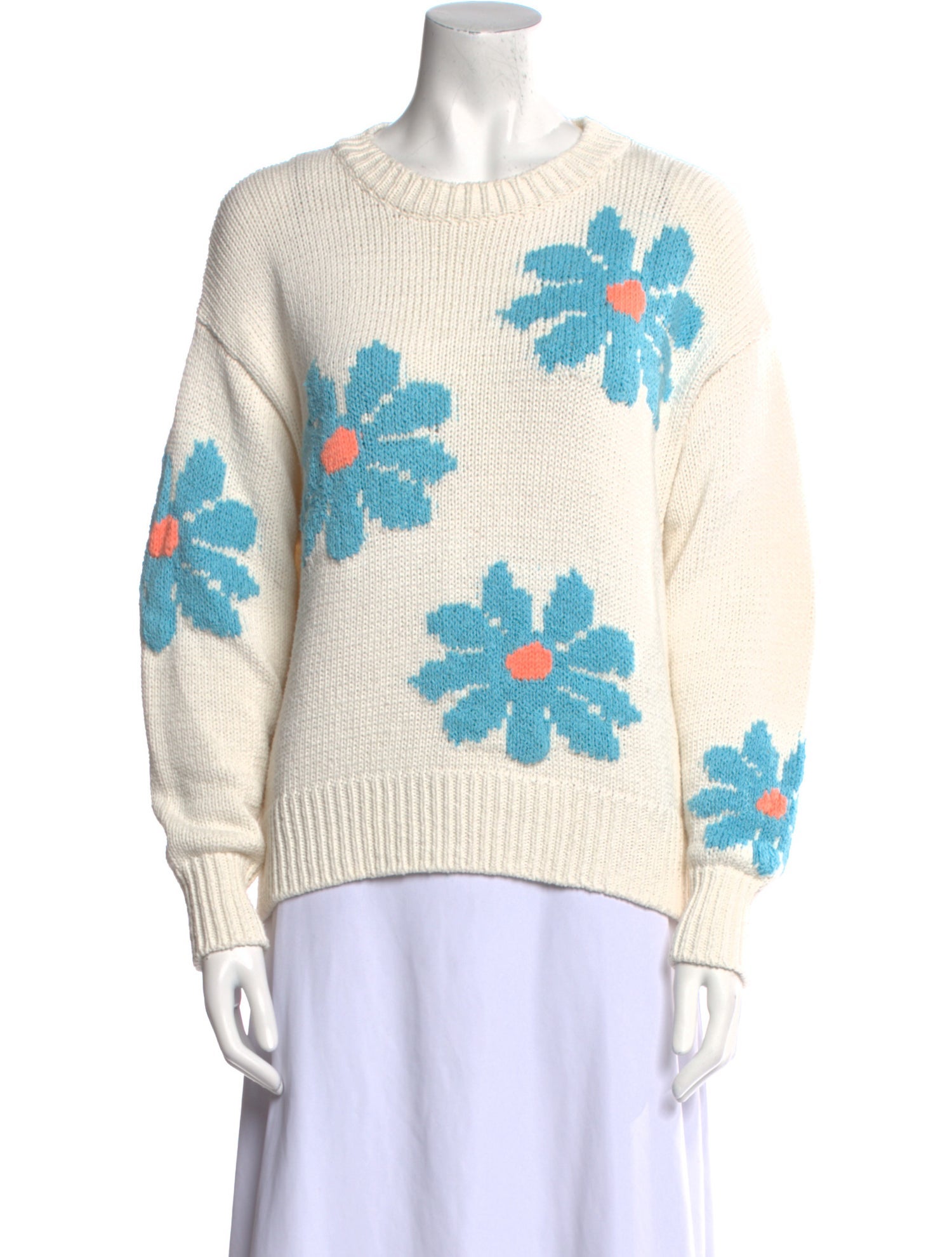 Essentiel Antwerp Floral Print Crew Neck Sweater