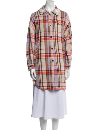 Essentiel Antwerp Plaid Print Jacket