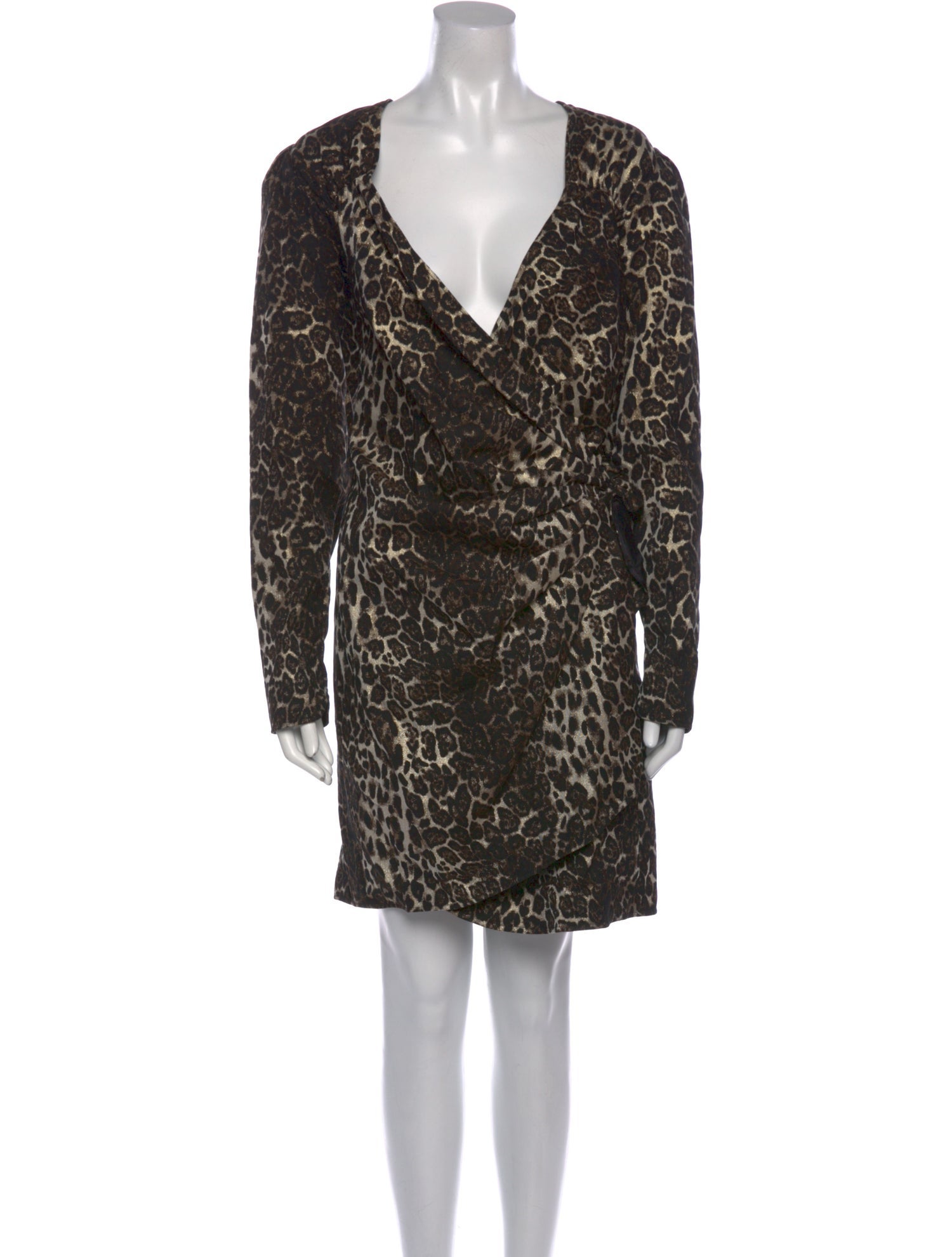 Essentiel Antwerp Animal Print Mini Dress