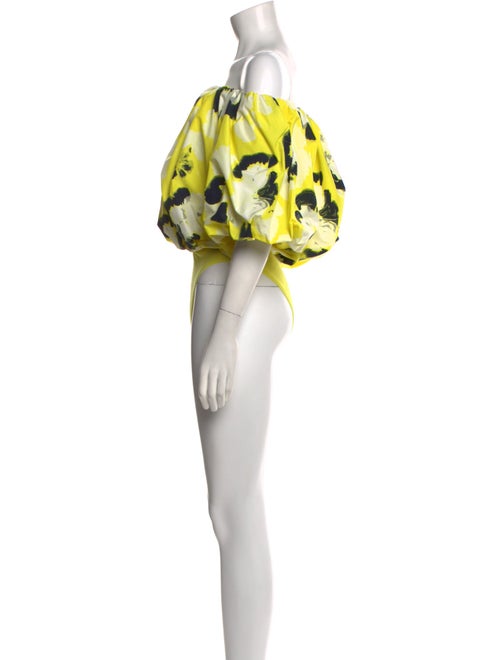 Essentiel Antwerp Floral Print Off-The-Shoulder Bodysuit