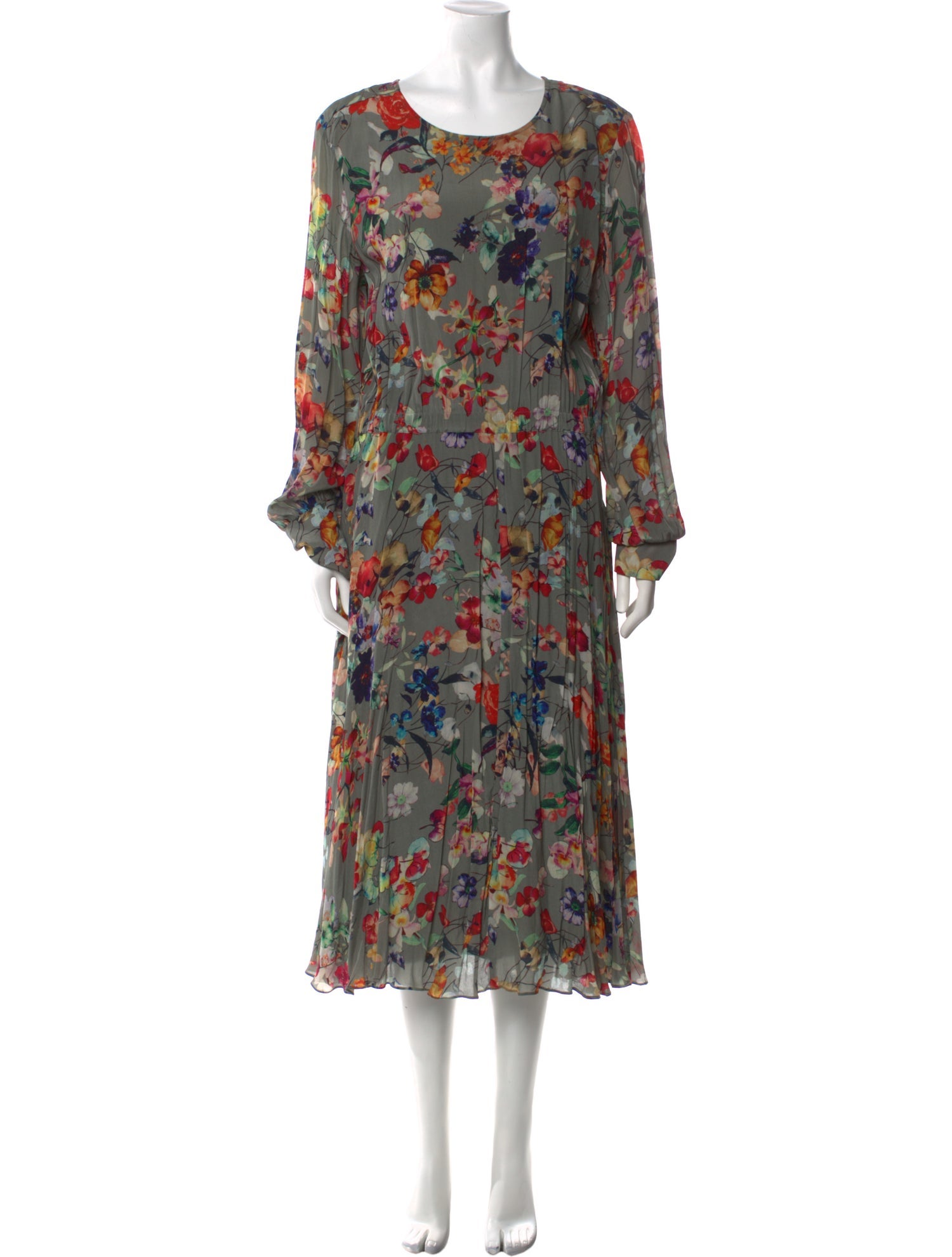Essentiel Antwerp Floral Print Long Dress