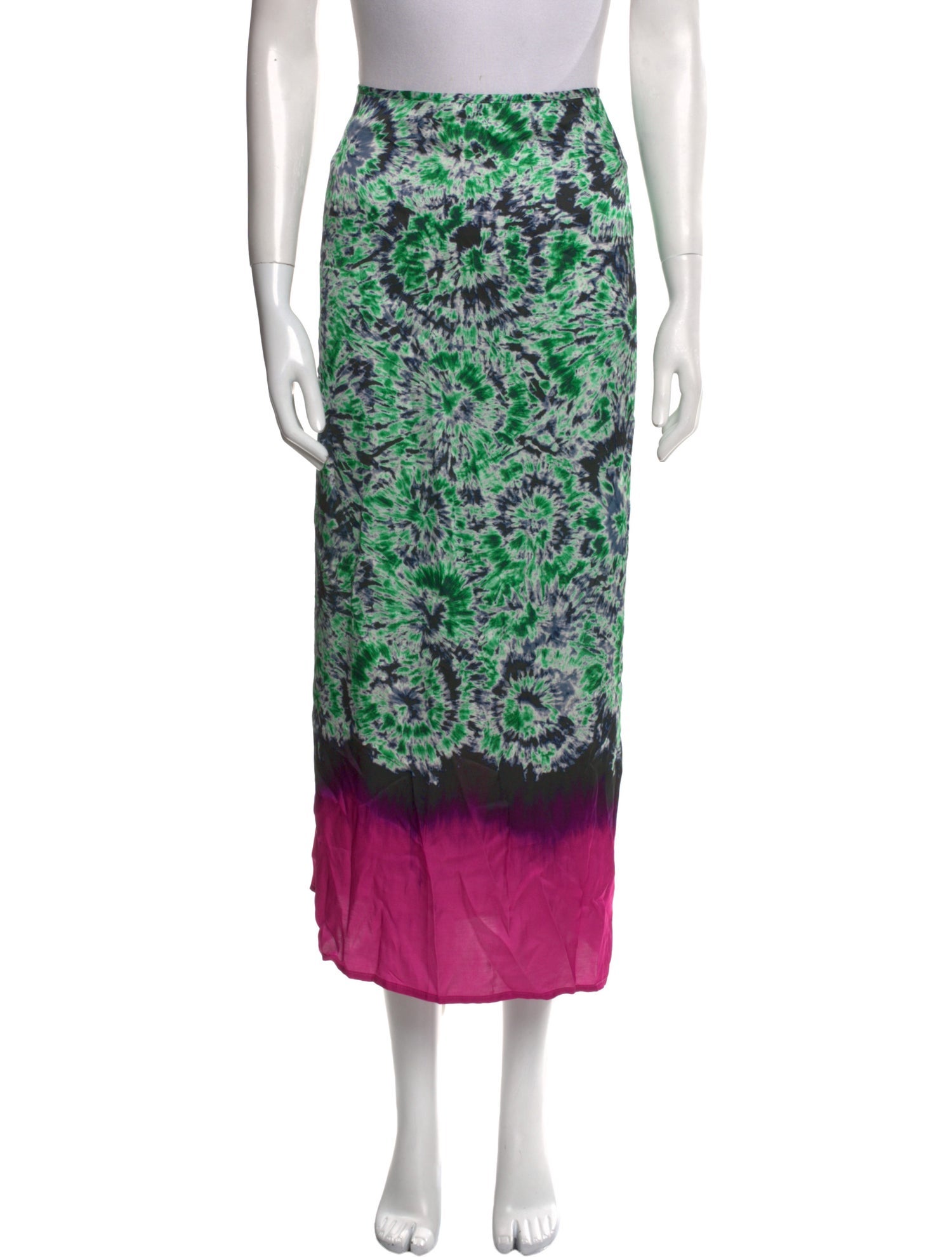 Essentiel Antwerp Tie-Dye Print Midi Length Skirt