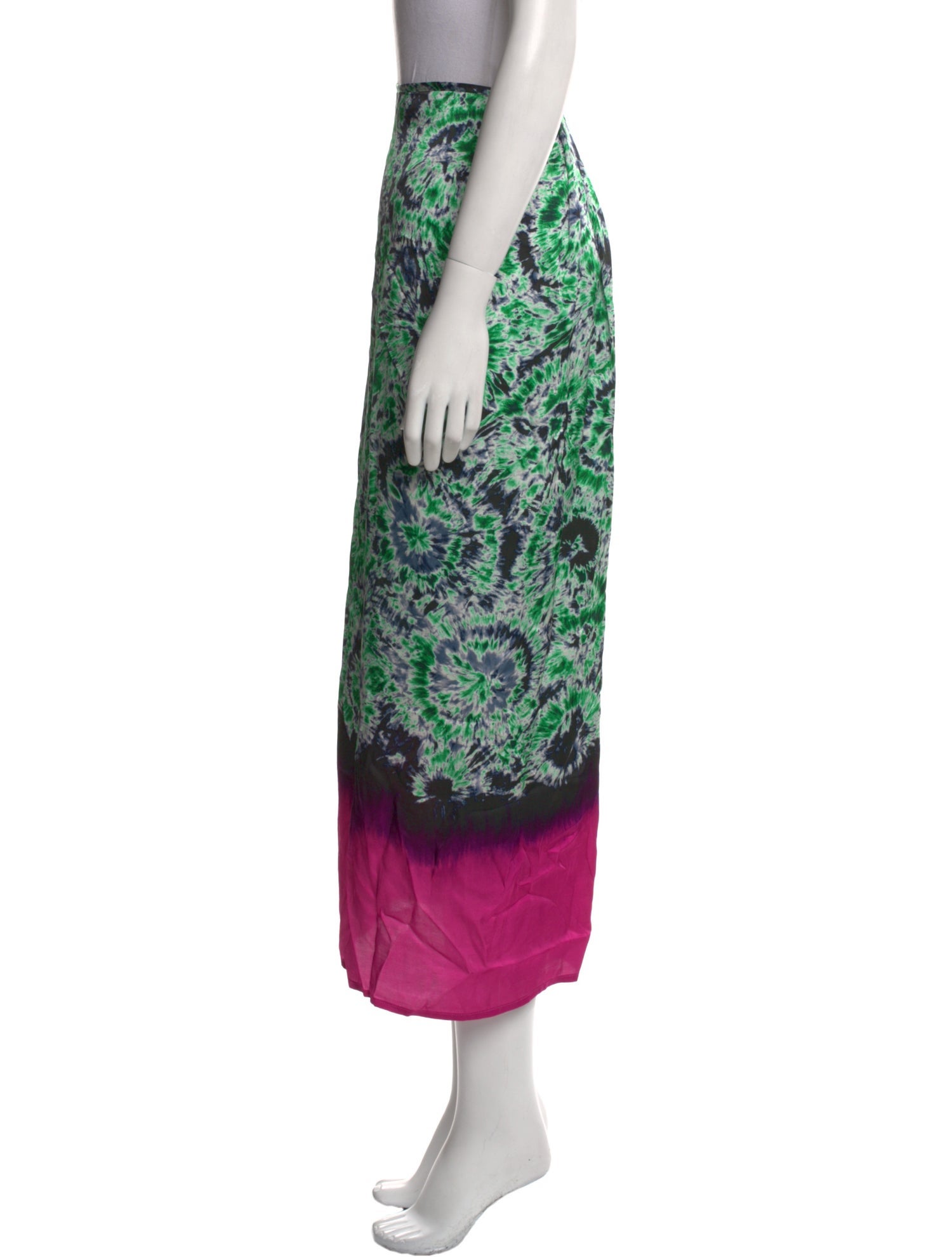 Essentiel Antwerp Tie-Dye Print Midi Length Skirt