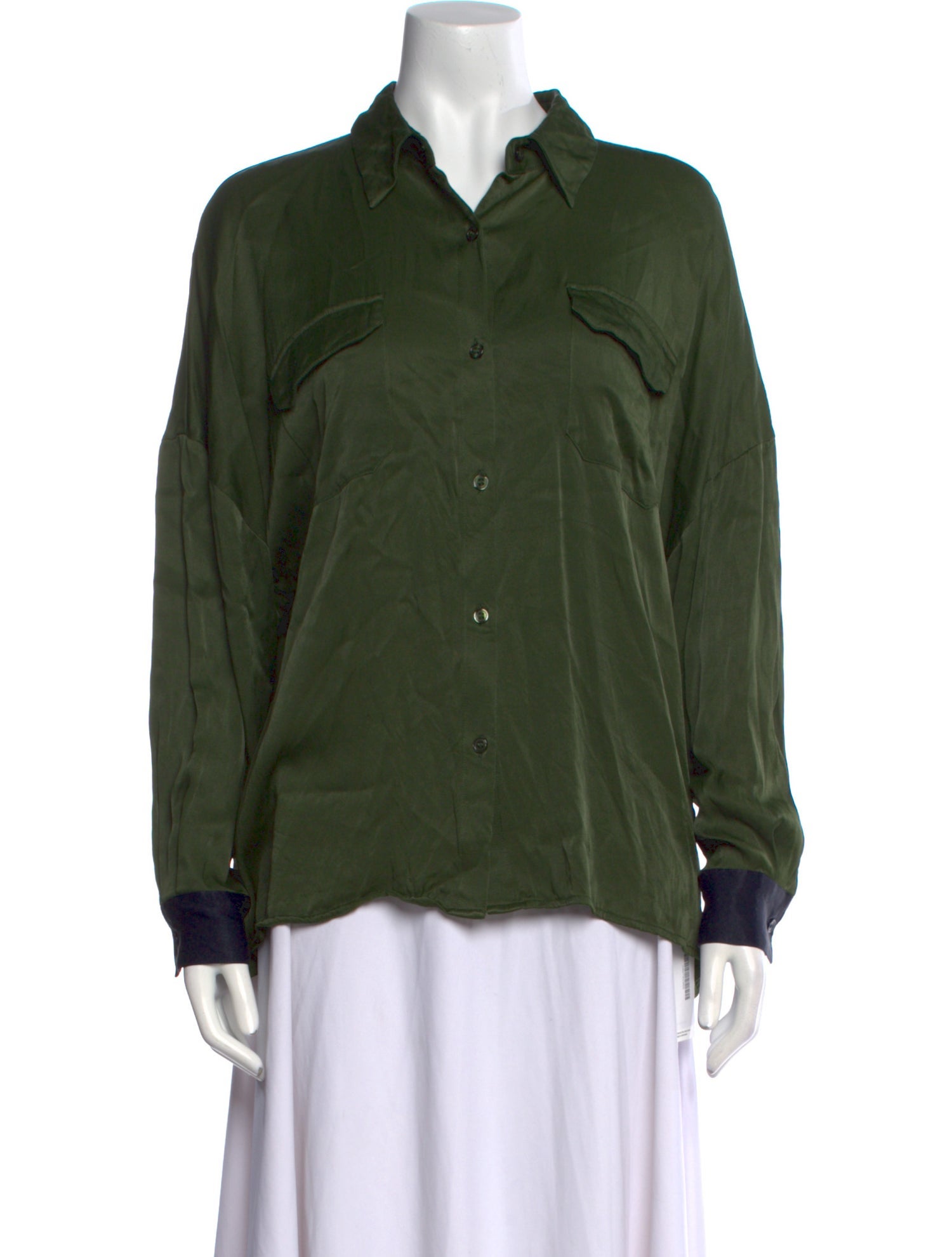 Essentiel Antwerp Long Sleeve Button-Up Top