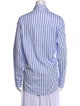 Essentiel Antwerp Striped Long Sleeve Button-Up Top