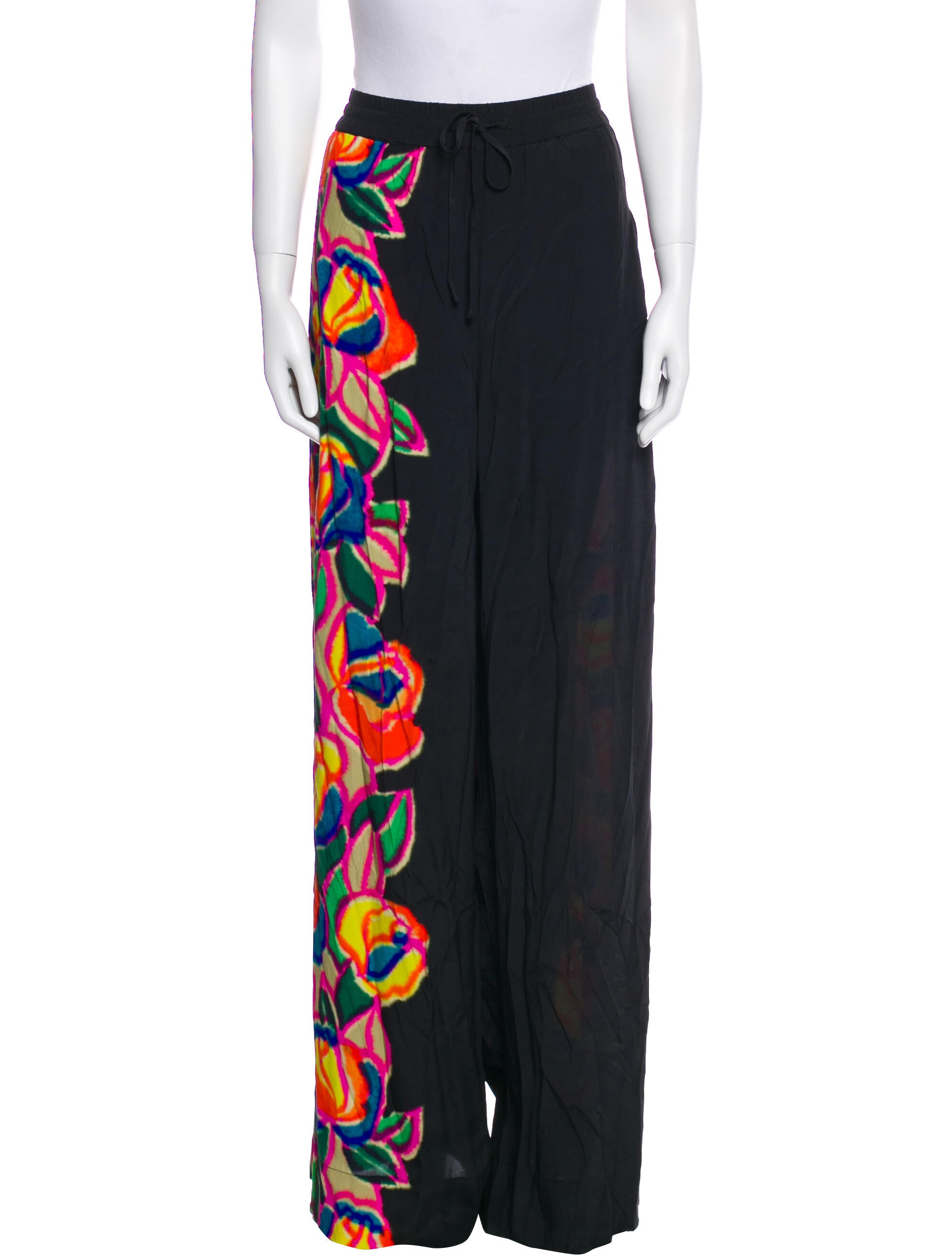 Essentiel Antwerp Floral Print Wide Leg Pants