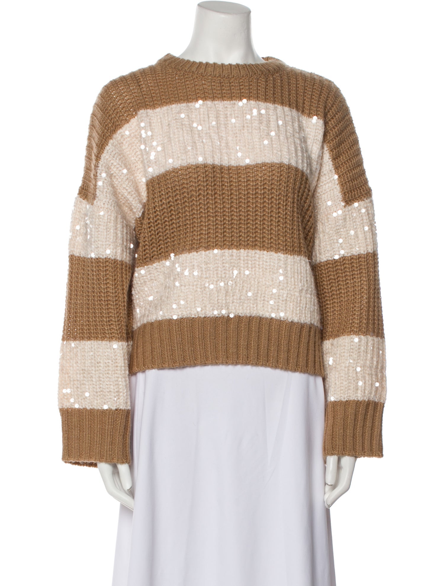 Essentiel Antwerp Striped Crew Neck Sweater w/ Tags