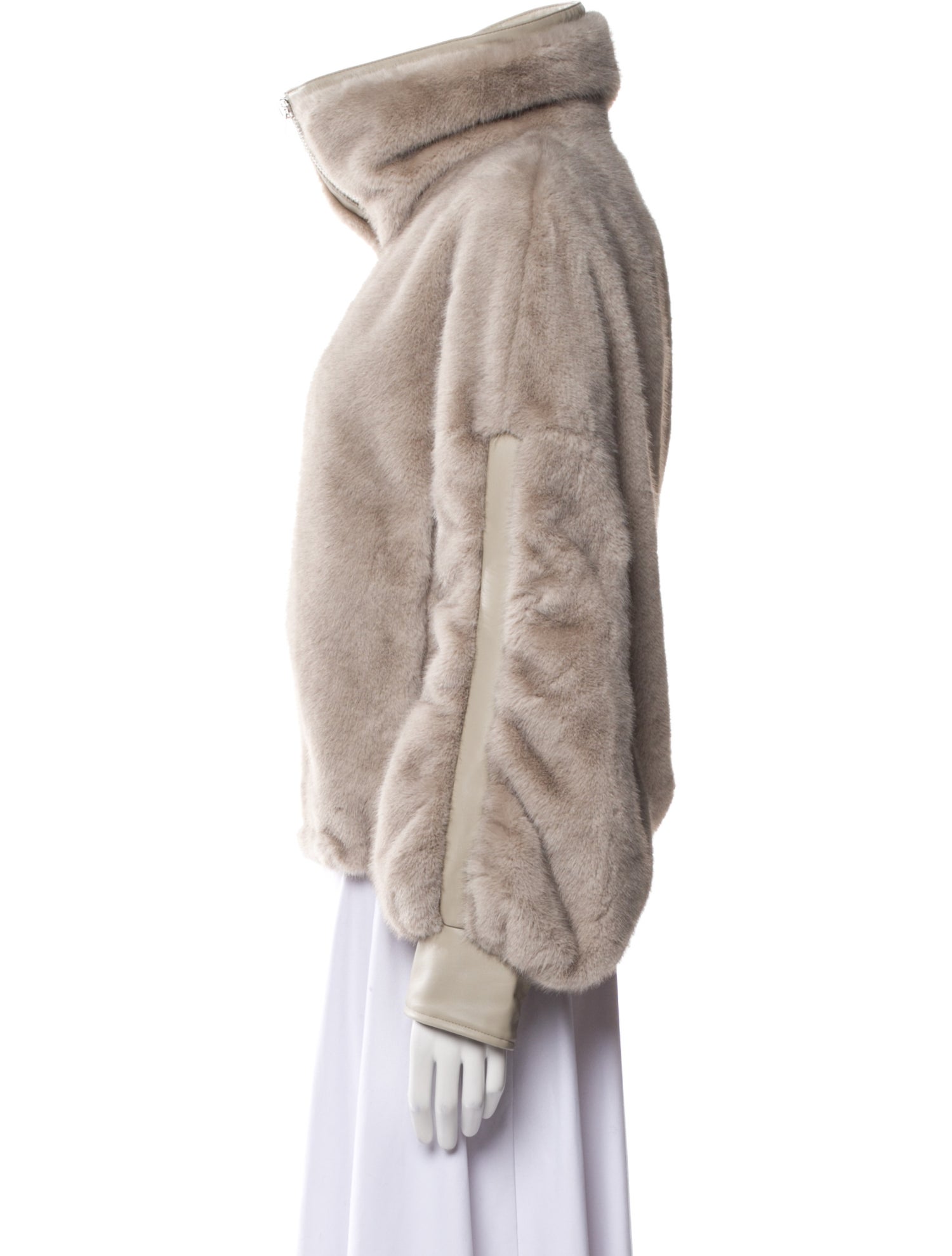 Essentiel Antwerp Faux Fur Faux Fur Jacket