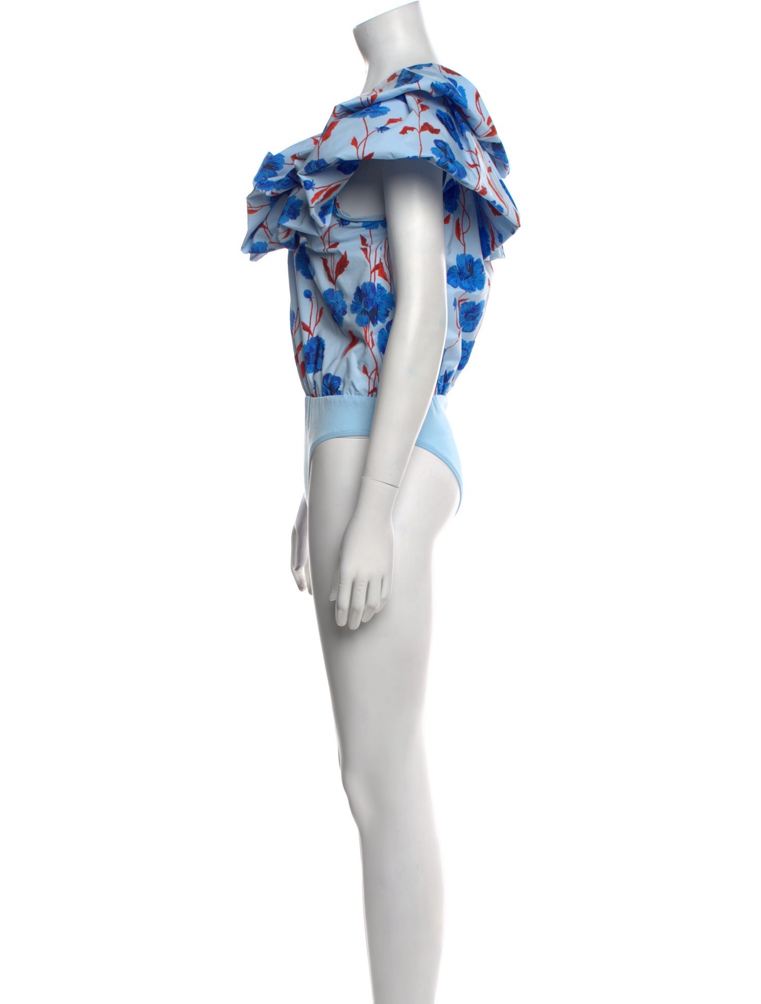 Essentiel Antwerp Floral Print Short Sleeve Bodysuit