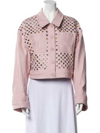 Essentiel Antwerp Printed Fur Jacket