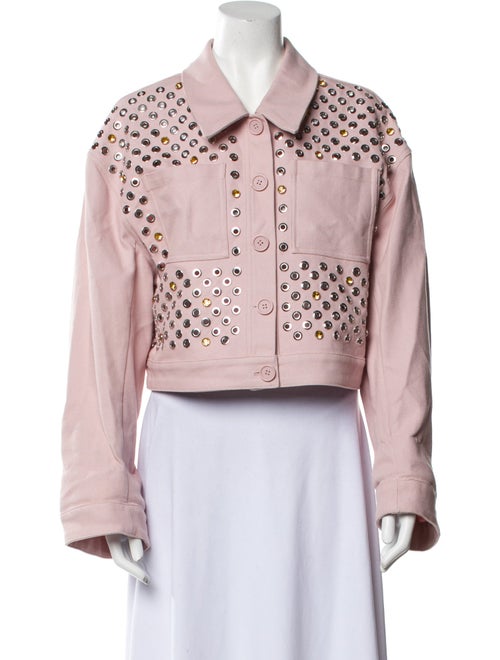 Essentiel Antwerp Printed Fur Jacket