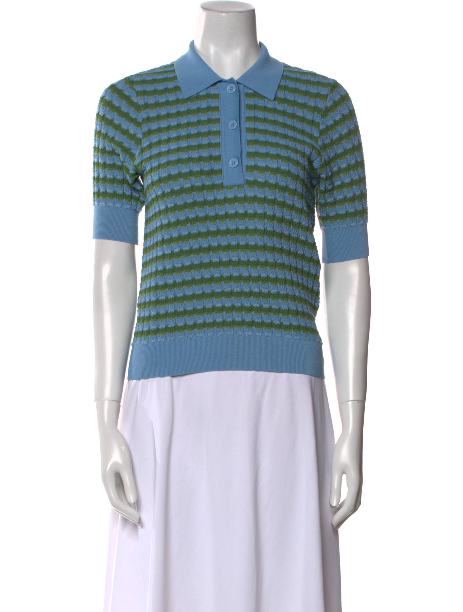 Essentiel Antwerp Striped Short Sleeve Polo