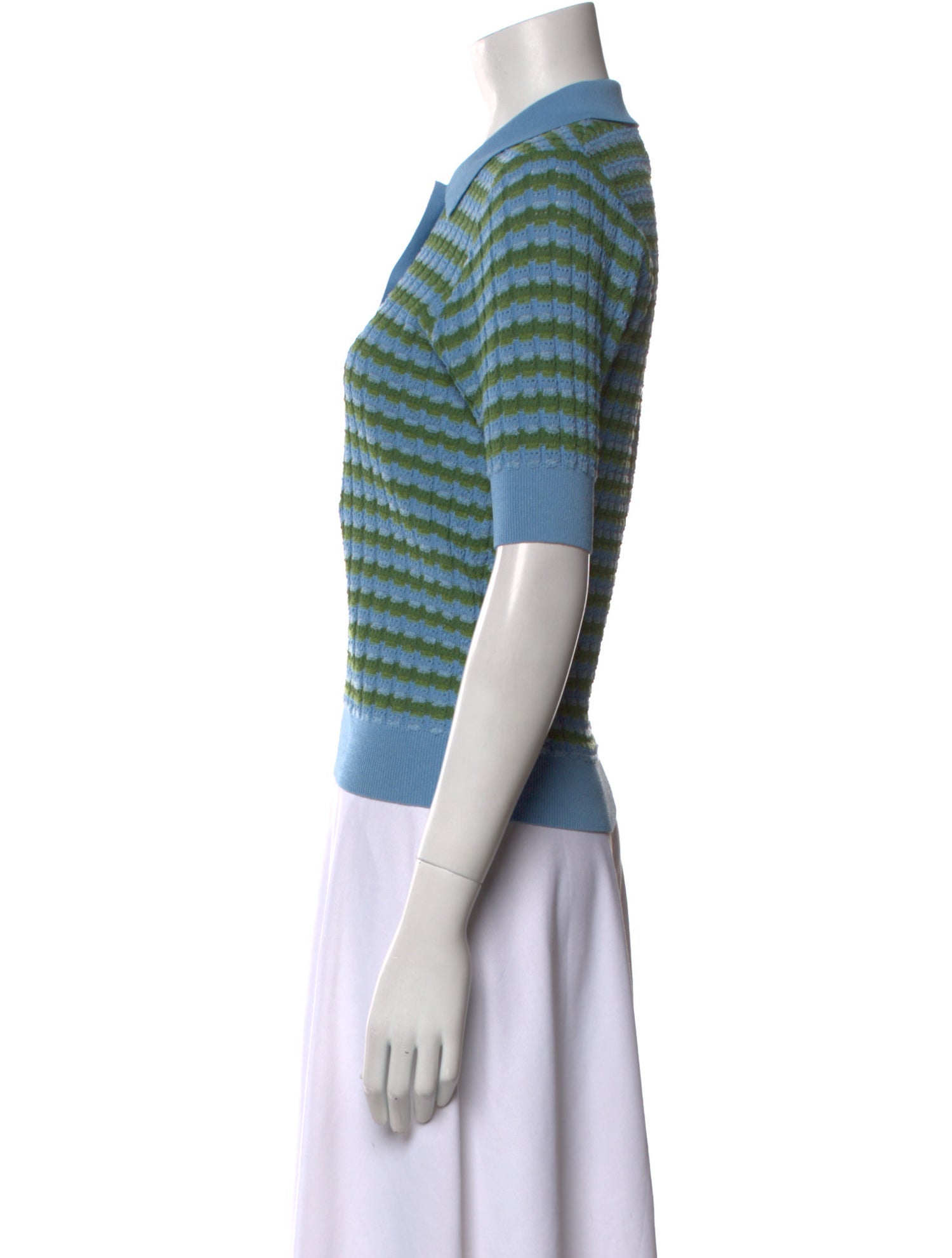 Essentiel Antwerp Striped Short Sleeve Polo