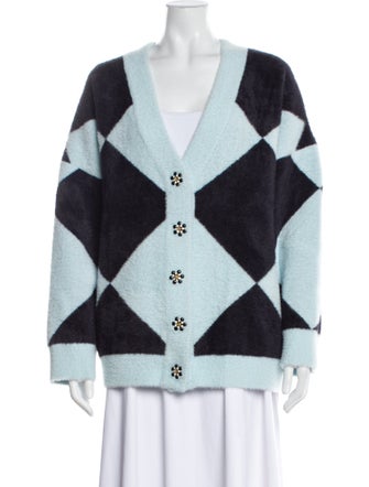 Essentiel Antwerp Printed V-Neck Sweater