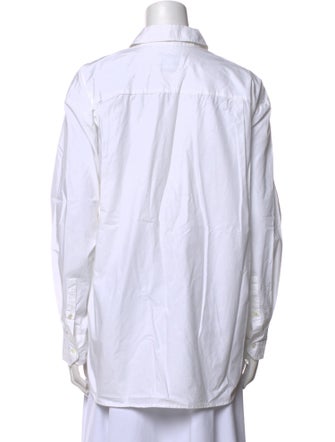 Essentiel Antwerp Printed Long Sleeve Button-Up Top