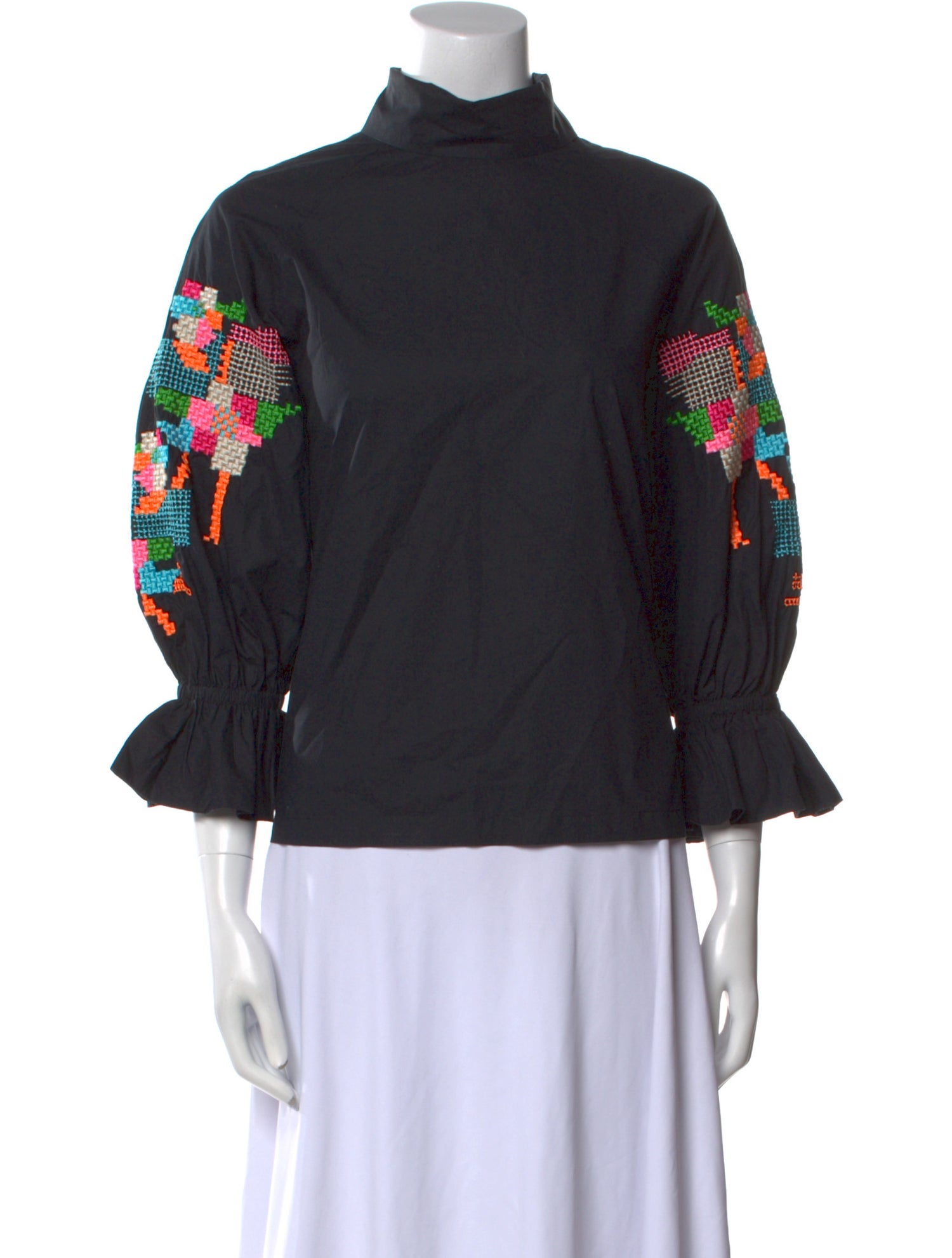 Essentiel Antwerp Turtleneck Three-Quarter Sleeve Sweatshirt