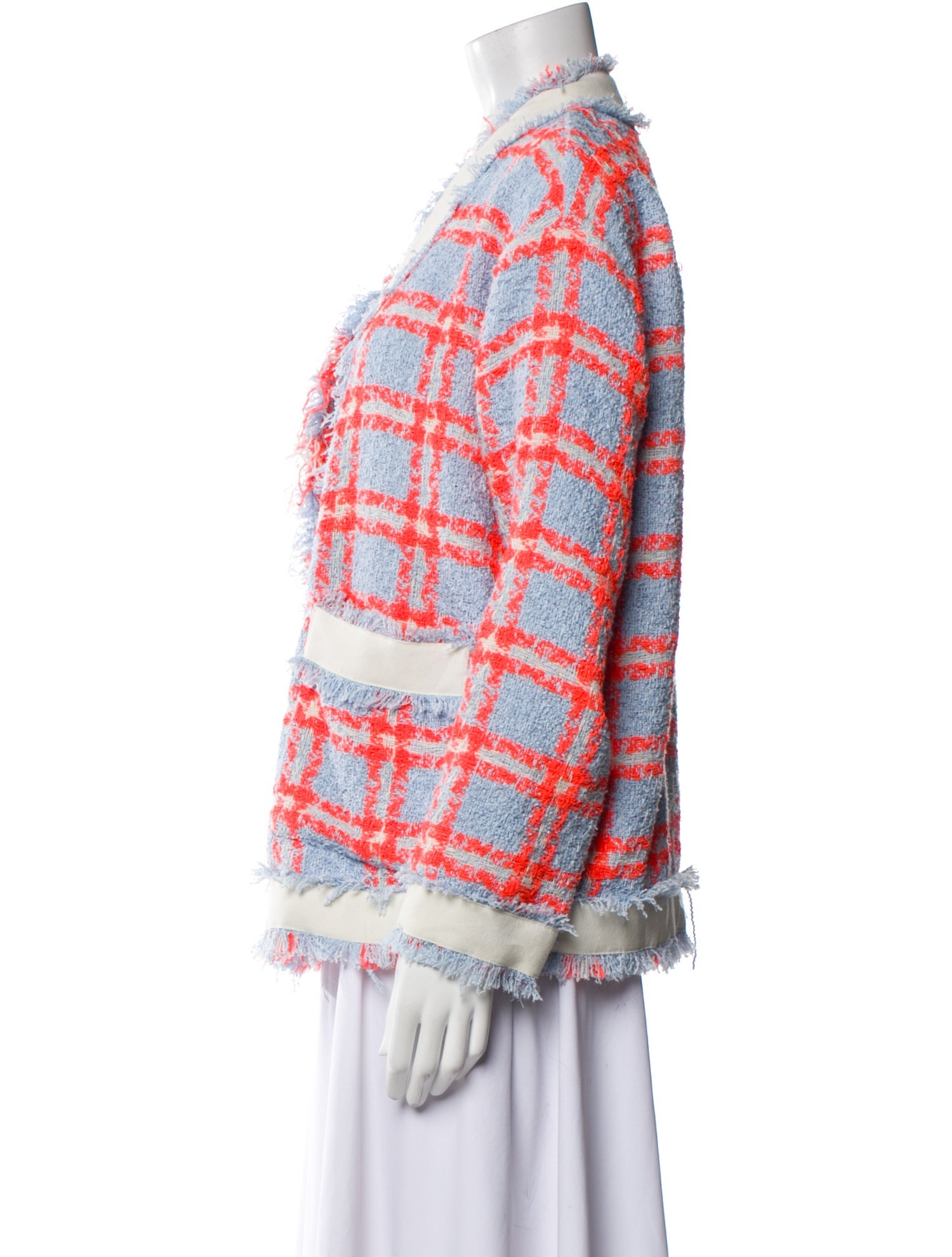 Essentiel Antwerp Plaid Print Blazer