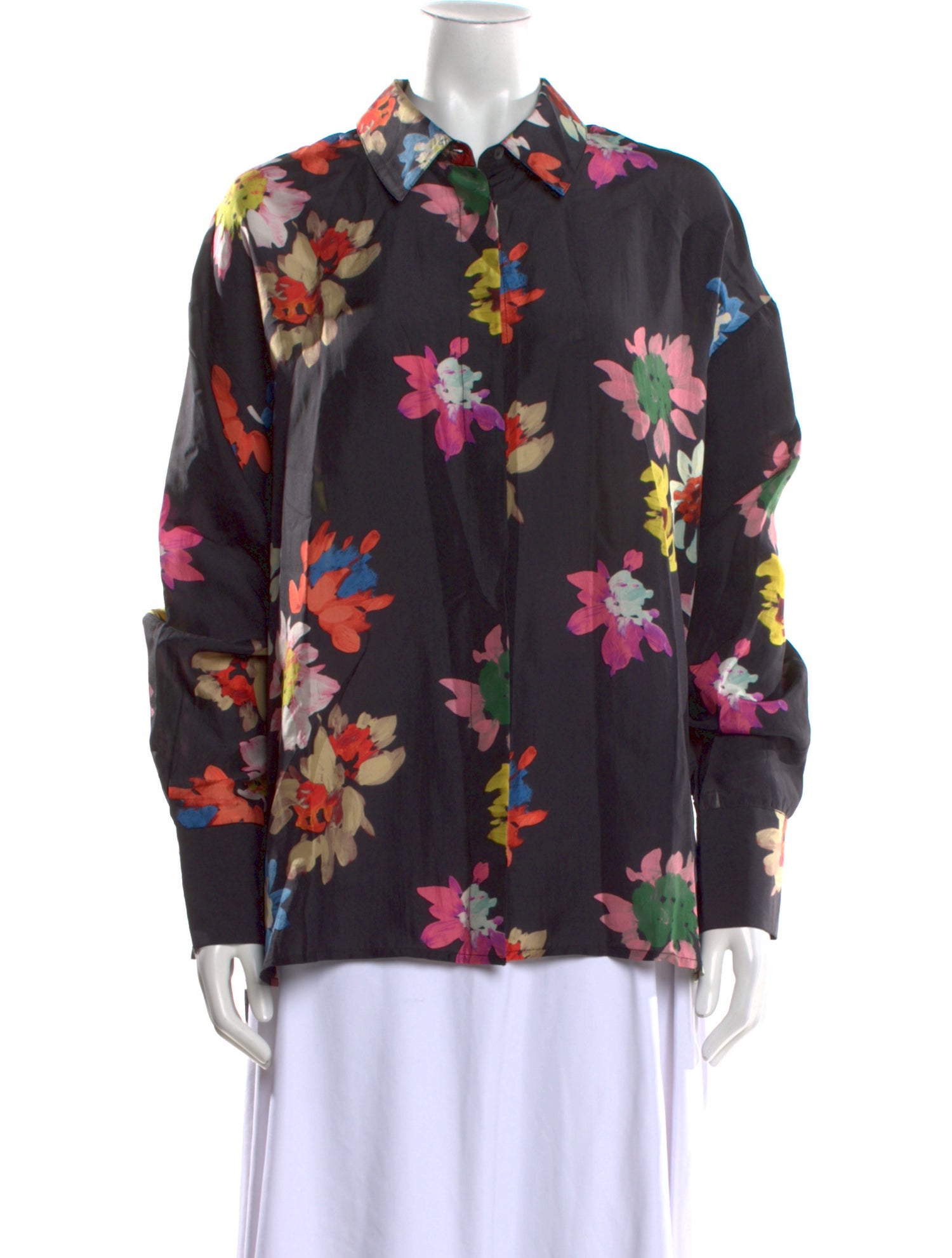 Essentiel Antwerp Silk Floral Print Blouse w/ Tags